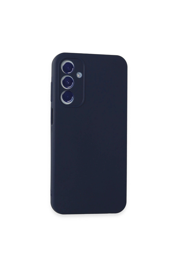 Evi̇mdeyokyok Samsung Galaxy A15 4G Kılıf Fi̇rst Si̇li̇kon - Laci̇vert