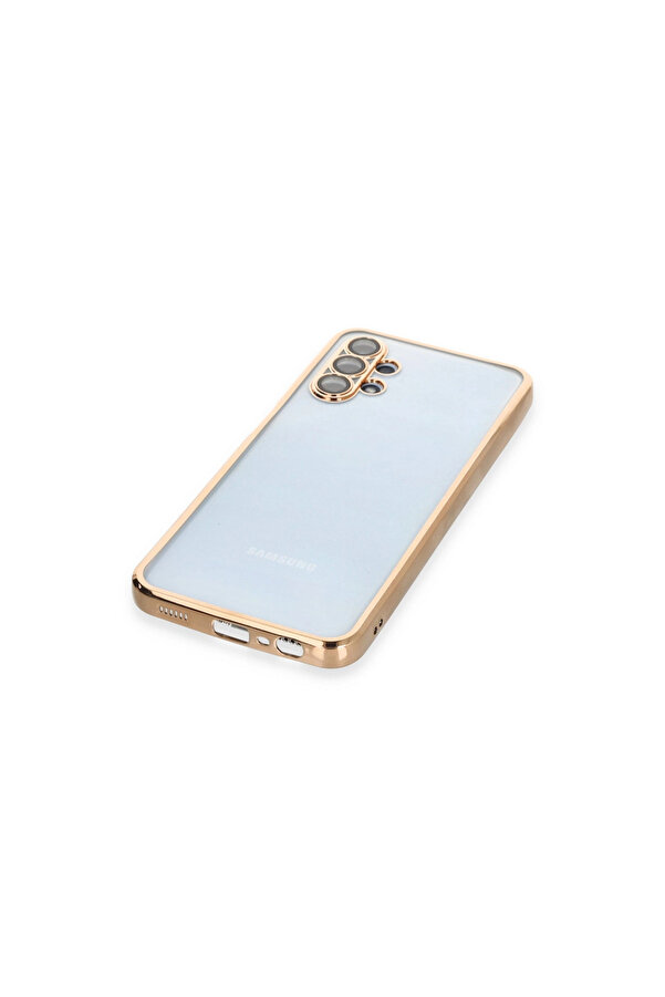 Evi̇mdeyokyok Samsung Galaxy A13 4G Kılıf Razer Lensli̇ Si̇li̇kon - Gold