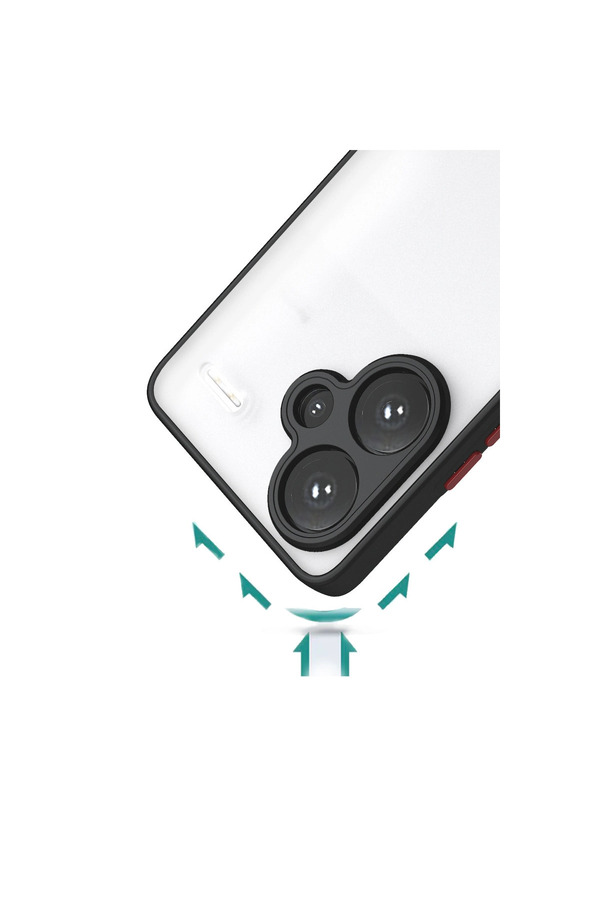 Evi̇mdeyokyok Xi̇aomi̇ Redmi̇ Note 13 Pro Plus Kılıf Montreal Si̇li̇kon Kapak - Si̇yah