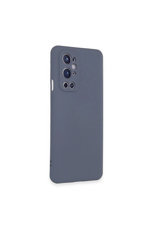 Evi̇mdeyokyok One Plus 9 Pro Kılıf Nano İçi̇ Kadi̇fe Si̇li̇kon - Gri̇