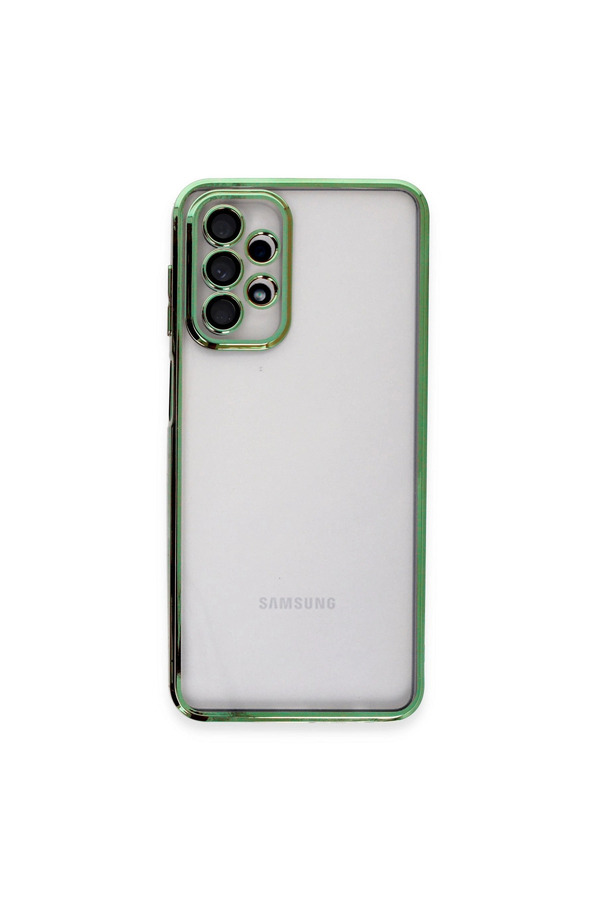 Evi̇mdeyokyok Samsung Galaxy A23 4G Kılıf Razer Lensli̇ Si̇li̇kon - Yeşi̇l
