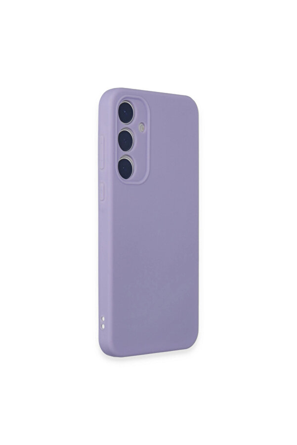 Evi̇mdeyokyok Samsung Galaxy A35 5G Kılıf Fi̇rst Si̇li̇kon - Li̇la
