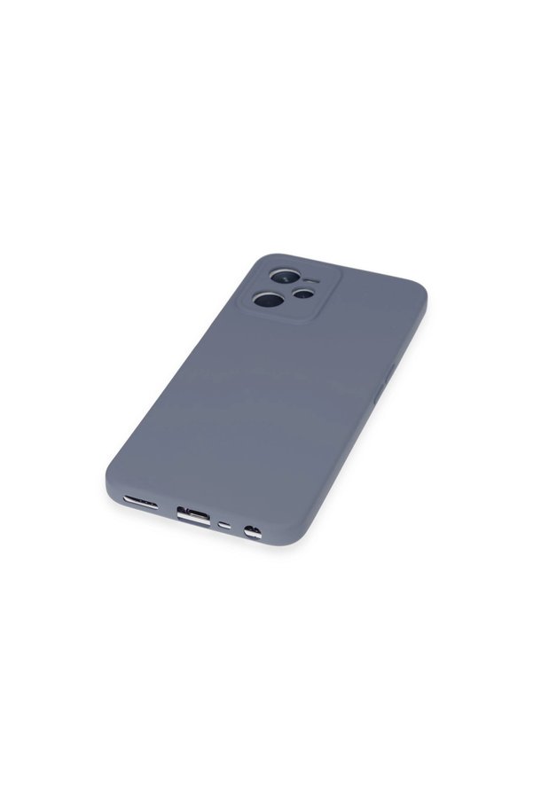 Evimdeyokyok Realme C35 Kılıf Nano İçi Kadife Silikon - Gri