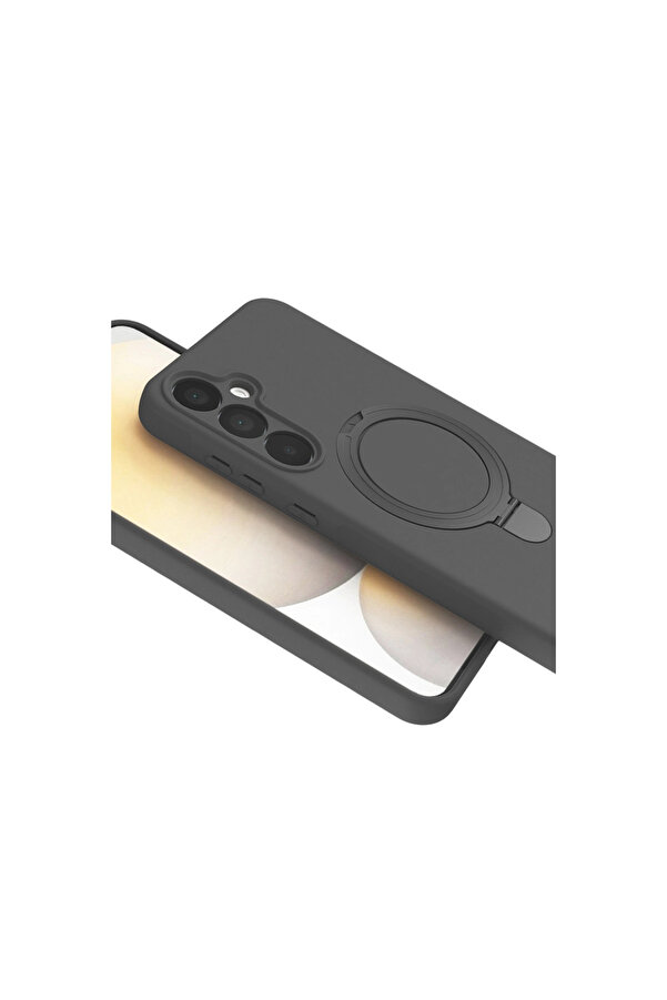 Evi̇mdeyokyok Samsung Galaxy A15 4G Regal Magsafe Standlı Kapak - Ti̇tan Gri̇