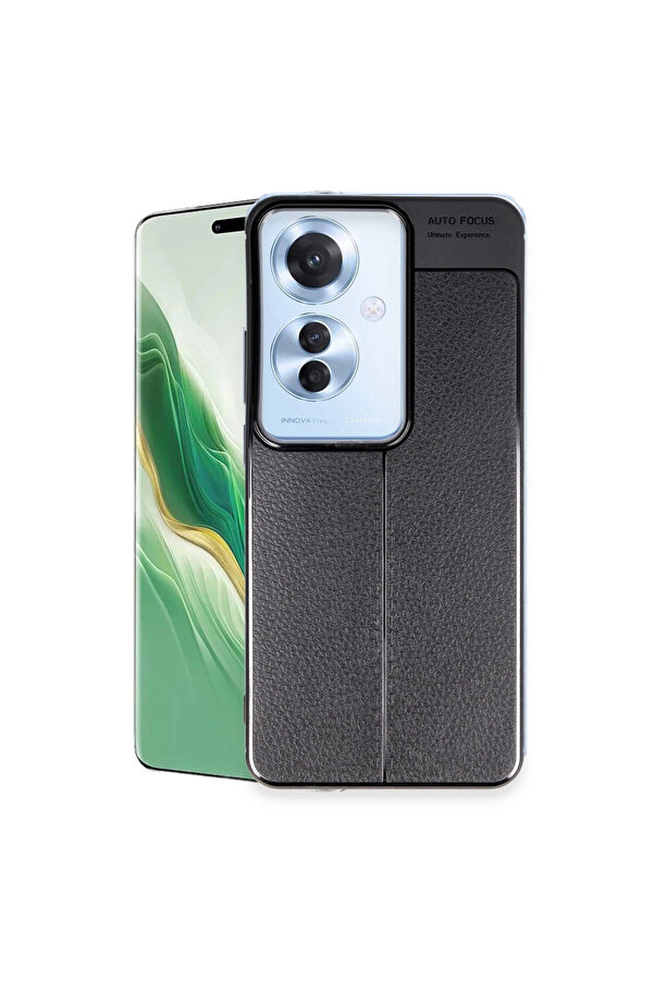 Evi̇mdeyokyok Oppo Reno 11F Kılıf Auto Focus Kapak - Si̇yah
