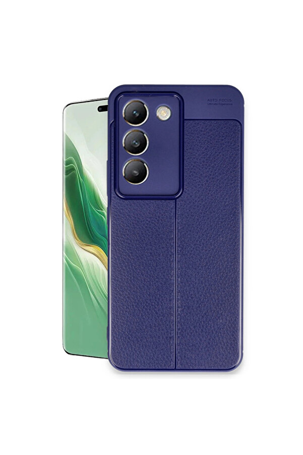 Evi̇mdeyokyok Vi̇vo V30 Li̇te 4G Kılıf Auto Focus Kapak - Laci̇vert