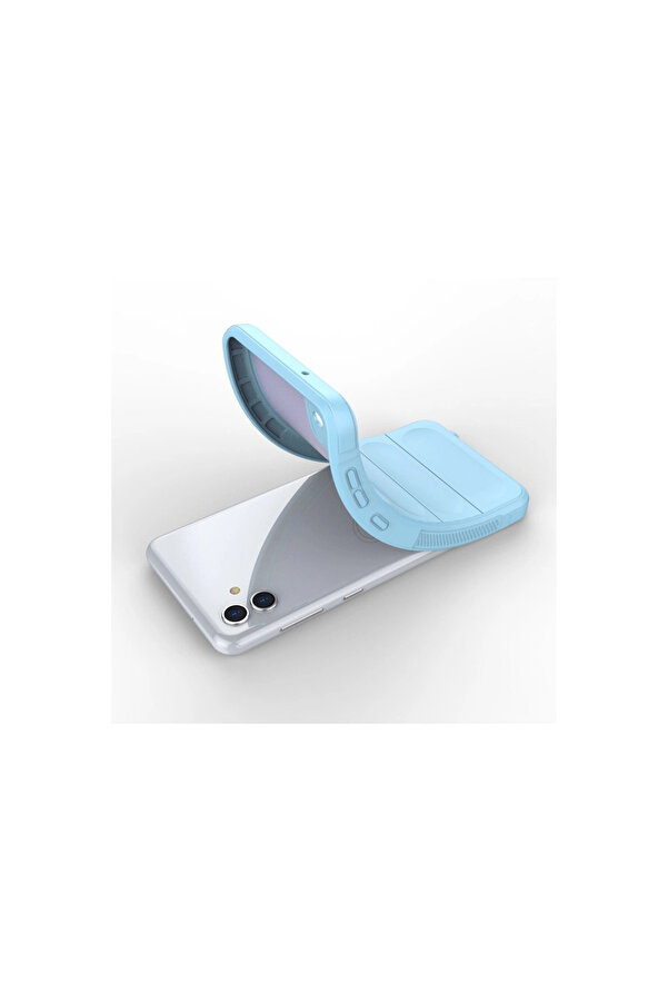 Evi̇mdeyokyok Samsung Galaxy A04 Kılıf Opti̇mum Si̇li̇kon - Sky Blue