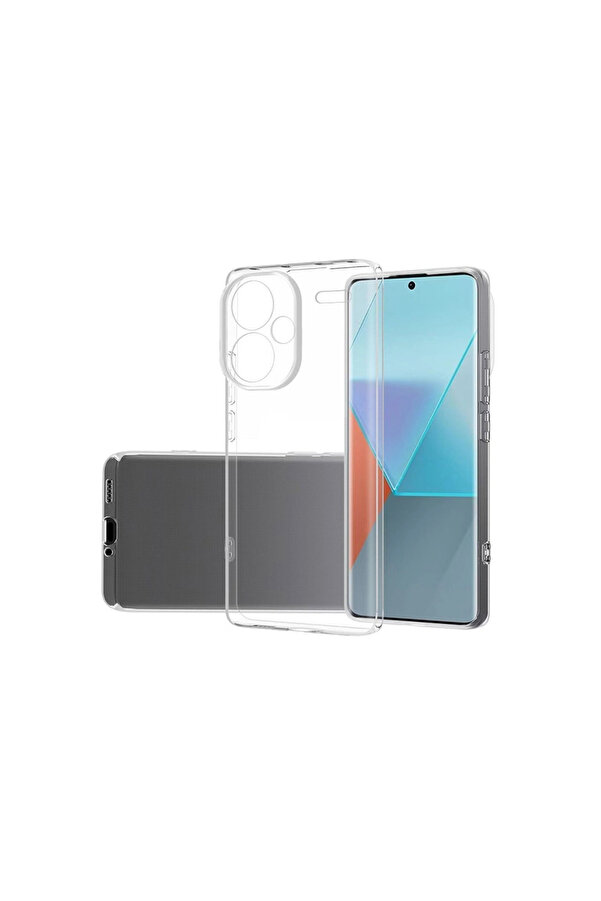 Evi̇mdeyokyok Xi̇aomi̇ Redmi̇ Note 13 Pro Plus Kılıf Lüx Şeffaf Si̇li̇kon