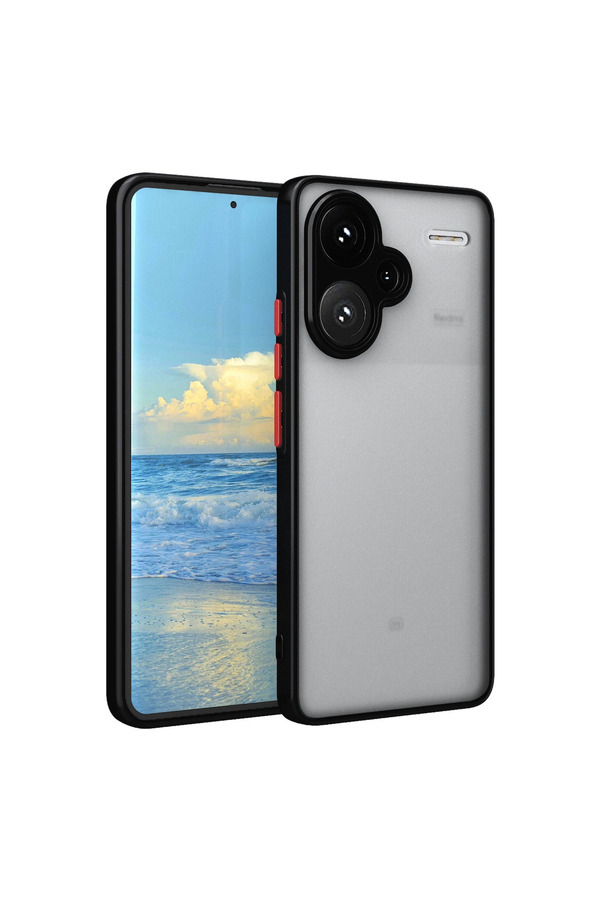 Evi̇mdeyokyok Xi̇aomi̇ Redmi̇ Note 13 Pro Plus Kılıf Montreal Si̇li̇kon Kapak - Si̇yah