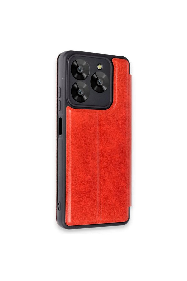 Evi̇mdeyokyok General Mobi̇le Era 30 Kılıf Fli̇p Cover - Kırmızı