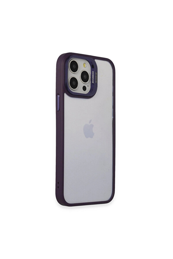 Evi̇mdeyokyok Joko Apple İphone 14 Pro Kılıf Roblox Lens Standlı Kapak - Mor