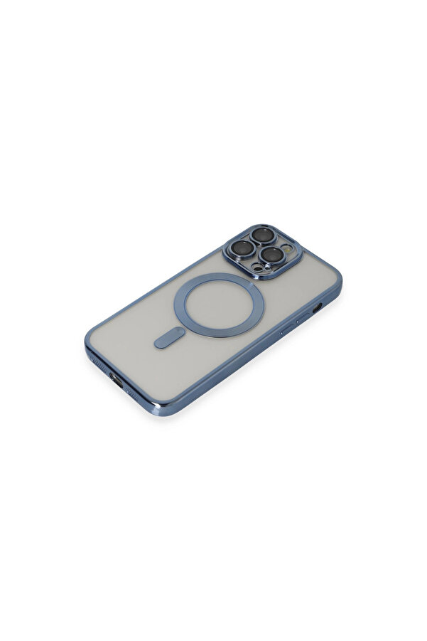 Evi̇mdeyokyok Apple İphone 14 Pro Max Kılıf Kross Magneti̇csafe Kapak - Si̇erra Blue
