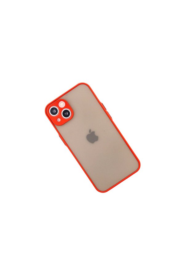 Evimdeyokyok Apple İphone 14 Kılıf Montreal Silikon Kapak - Kırmızı