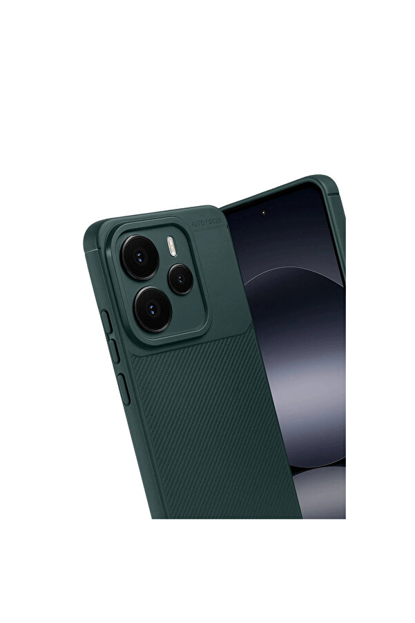 Evi̇mdeyokyok Xi̇aomi̇ Note 14 5G Auto Focus Karbon Kapak - Koyu Yeşi̇l