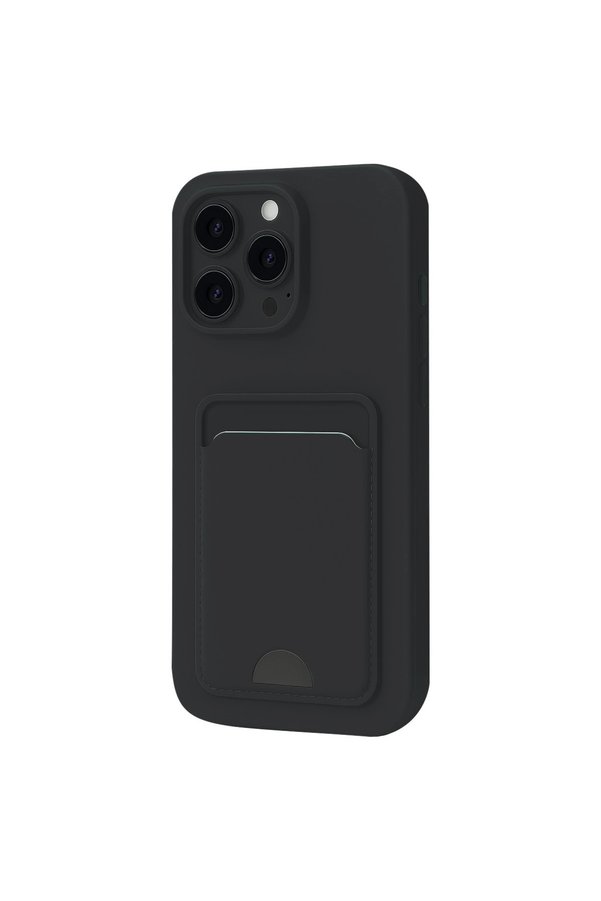 Evimdeyokyok Apple İphone 16 Plus Kılıf Kelvin Kartvizitli Silikon - Siyah