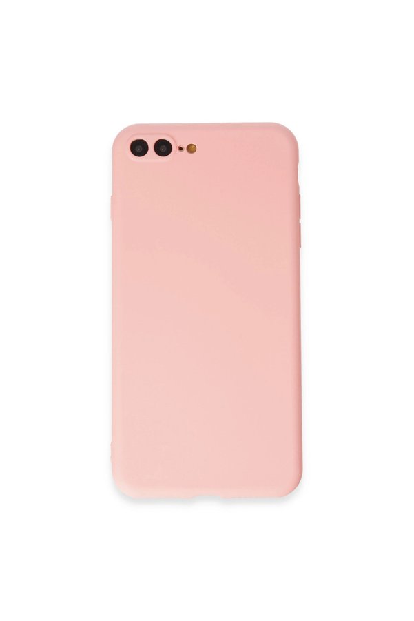 Evimdeyokyok Apple İphone 7 Plus Kılıf First Silikon - Pudra