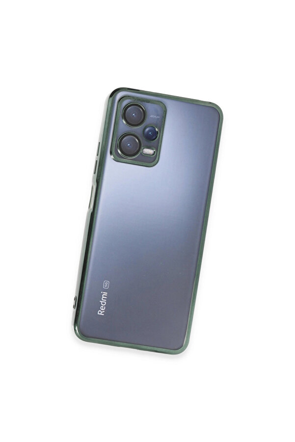 Evi̇mdeyokyok Xi̇aomi̇ Redmi̇ Note 12 5G Kılıf Razer Lensli̇ Si̇li̇kon - Yeşi̇l