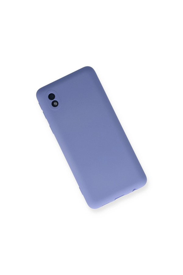 Evi̇mdeyokyok Samsung Galaxy A01 Core Kılıf Nano İçi̇ Kadi̇fe Si̇li̇kon - Li̇la