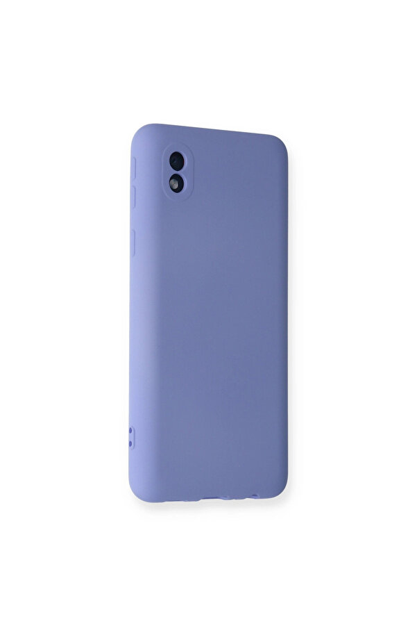 Evi̇mdeyokyok Samsung Galaxy A01 Core Kılıf Nano İçi̇ Kadi̇fe Si̇li̇kon - Li̇la