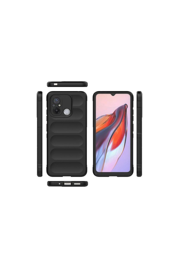 Evimdeyokyok Xiaomi Redmi 12C Kılıf Optimum Silikon - Siyah