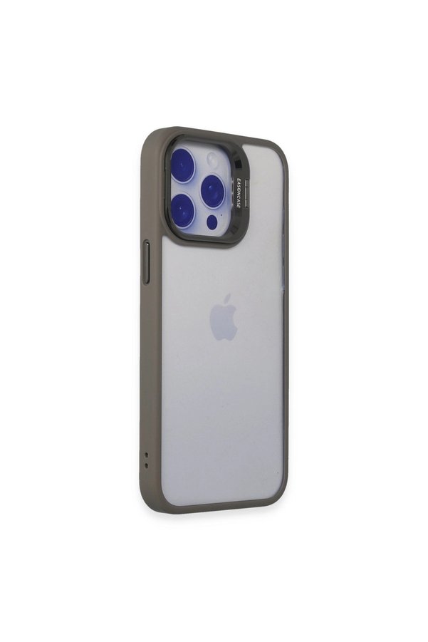 Evimdeyokyok Joko Apple İphone 15 Pro Max Kılıf Roblox Lens Standlı Kapak - Titan Gri