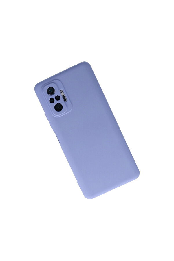 Evi̇mdeyokyok Xi̇aomi̇ Redmi̇ Note 10 Pro Kılıf Nano İçi̇ Kadi̇fe Si̇li̇kon - Li̇la