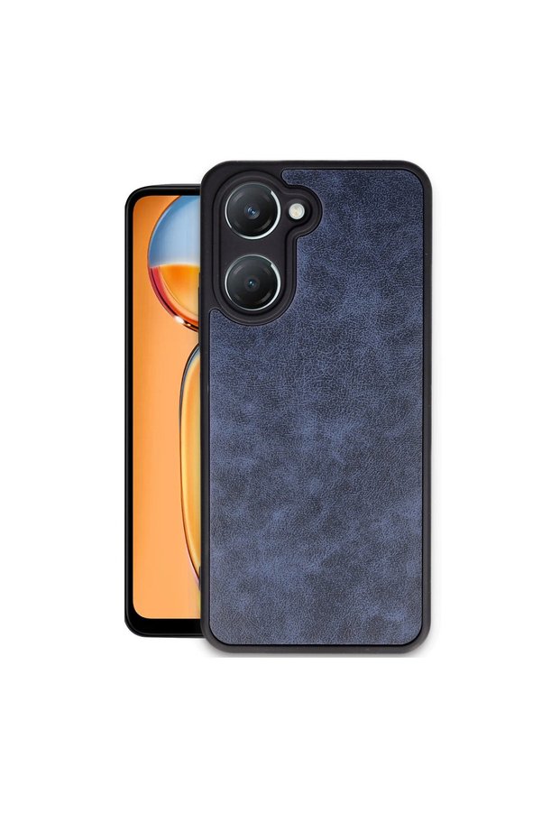 Evimdeyokyok Vivo Y18 Kılıf Aras Deri Kapak - Lacivert