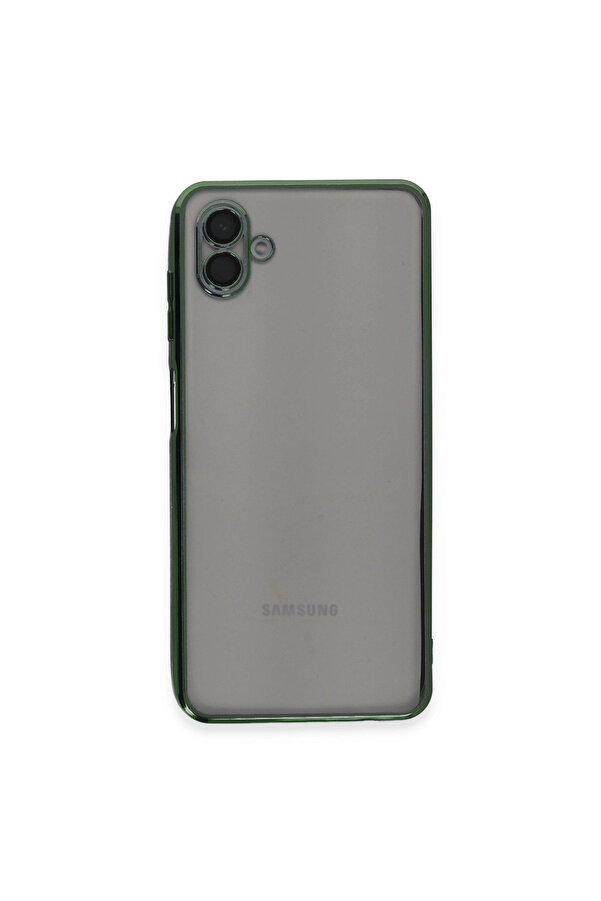 Evi̇mdeyokyok Samsung Galaxy A04 Kılıf Razer Lensli̇ Si̇li̇kon - Yeşi̇l