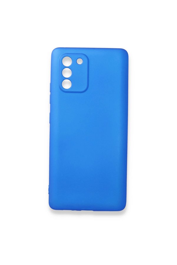 Evimdeyokyok Samsung Galaxy A91 / S10 Lite Kılıf First Silikon - Mavi