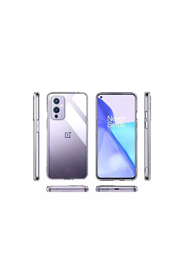 Evi̇mdeyokyok One Plus 9 Kılıf Lüx Şeffaf Si̇li̇kon