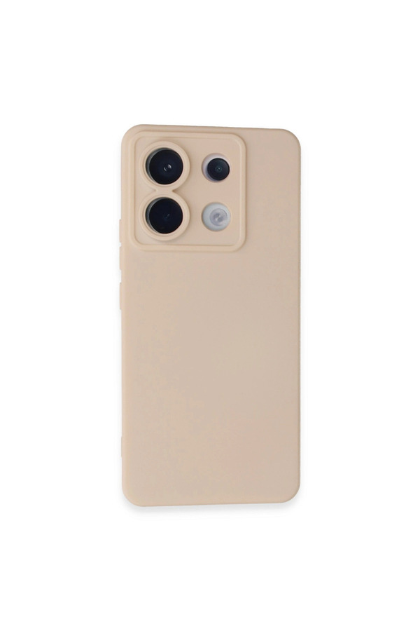 Evi̇mdeyokyok Xi̇aomi̇ Redmi̇ Note 13 Pro 5G Kılıf Nano İçi̇ Kadi̇fe Si̇li̇kon - Pudra