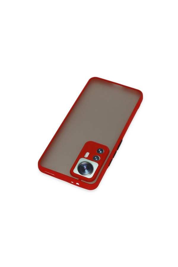 Evimdeyokyok Xiaomi Mi 12T Pro Kılıf Montreal Silikon Kapak - Kırmızı