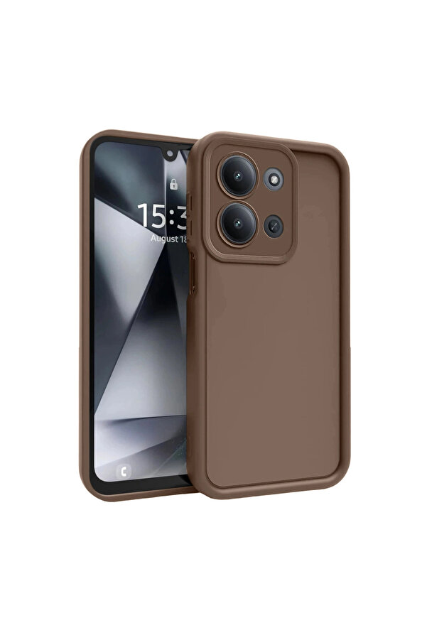 Evi̇mdeyokyok Xi̇aomi̇ Redmi̇ 15C 4G Vi̇era Si̇li̇kon - Kahverengi̇