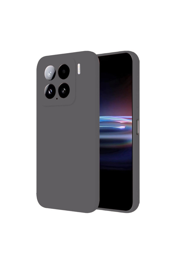 Evimdeyokyok Xiaomi Mi 15 Pro Kılıf Nano İçi Kadife Silikon - Gri