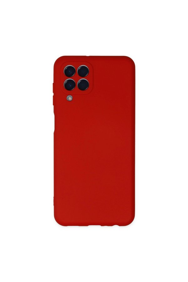 Evimdeyokyok Samsung Galaxy M33 Kılıf Nano İçi Kadife Silikon - Kırmızı
