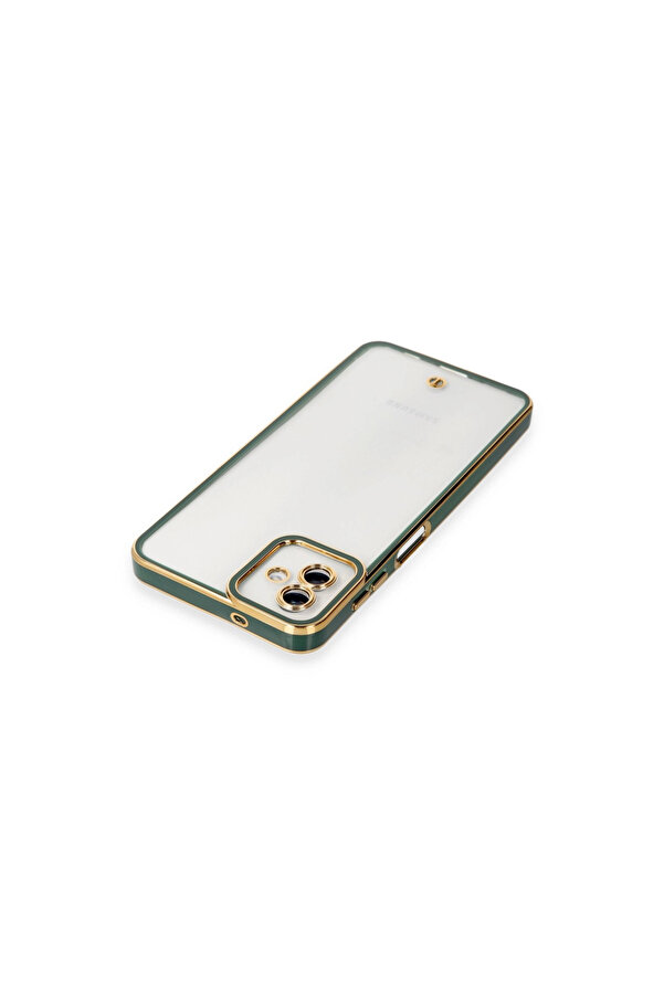 Evi̇mdeyokyok Samsung Galaxy A04 Kılıf Li̇va Lens Si̇li̇kon - Yeşi̇l