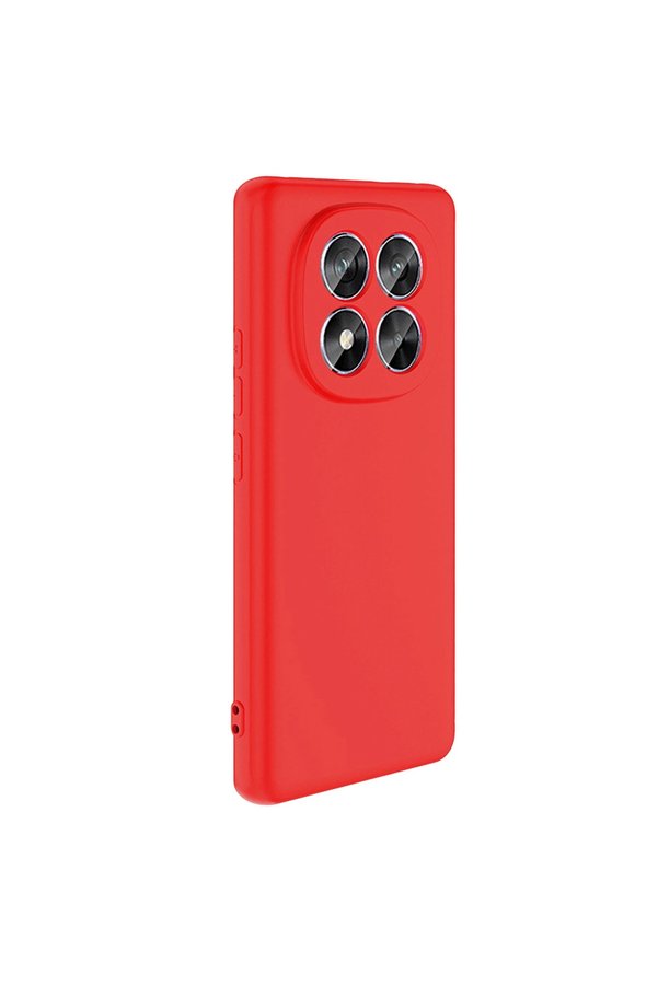 Evimdeyokyok Xiaomi Redmi Note 14 Pro 5G Kılıf Nano İçi Kadife Silikon - Kırmızı