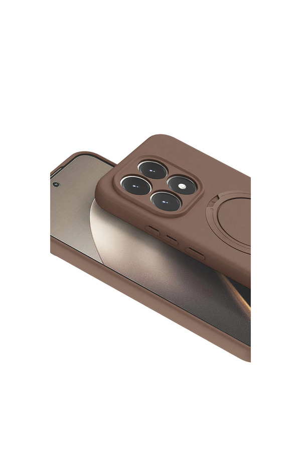 Evi̇mdeyokyok Xi̇aomi̇ Mi̇ 15T Regal Magsafe Standlı Kapak - Çöl Ti̇tanyum