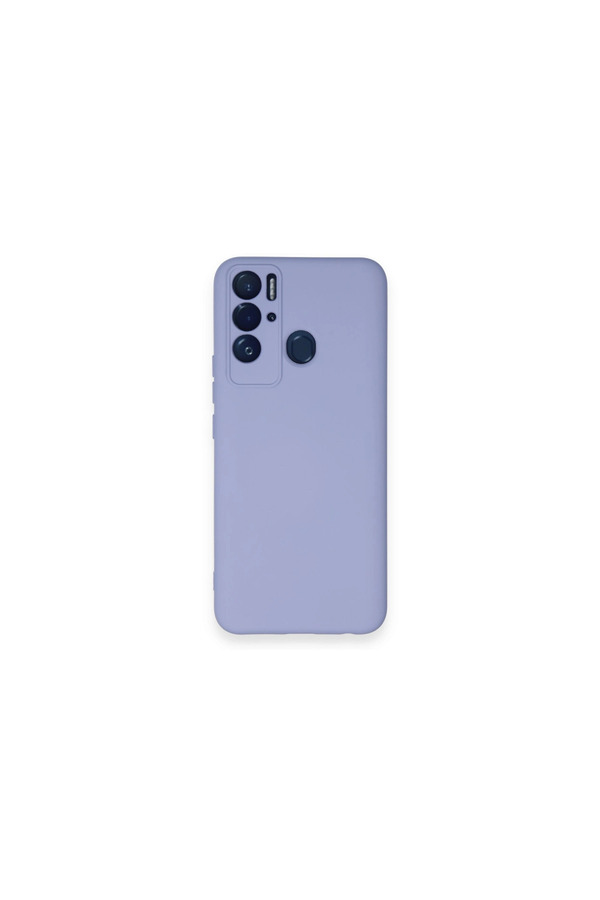 Evi̇mdeyokyok Tecno Pova Neo Kılıf Nano İçi̇ Kadi̇fe Si̇li̇kon - Li̇la