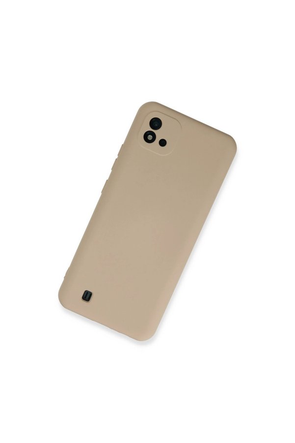 Evi̇mdeyokyok Realme C11 2021 Kılıf Nano İçi̇ Kadi̇fe Si̇li̇kon - Pudra