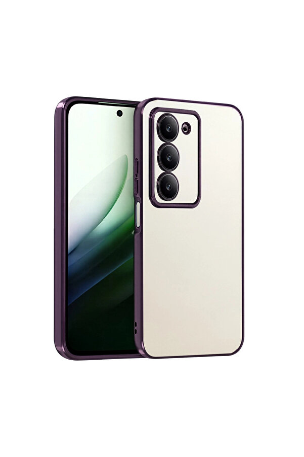 Evi̇mdeyokyok Xi̇aomi̇ Redmi̇ 15 4G Razer Lensli̇ Si̇li̇kon - Mor