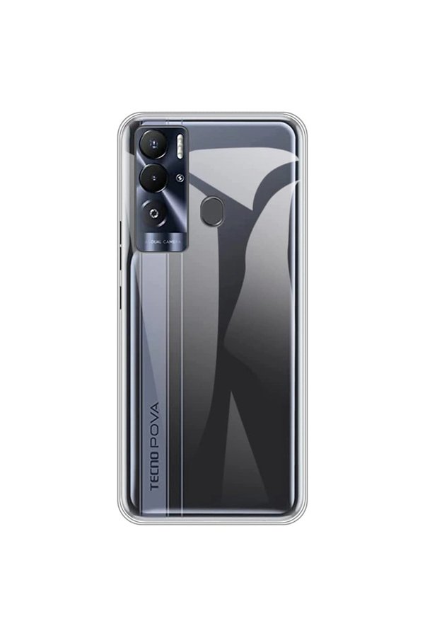 Evimdeyokyok Tecno Pova Neo Kılıf Lüx Şeffaf Silikon