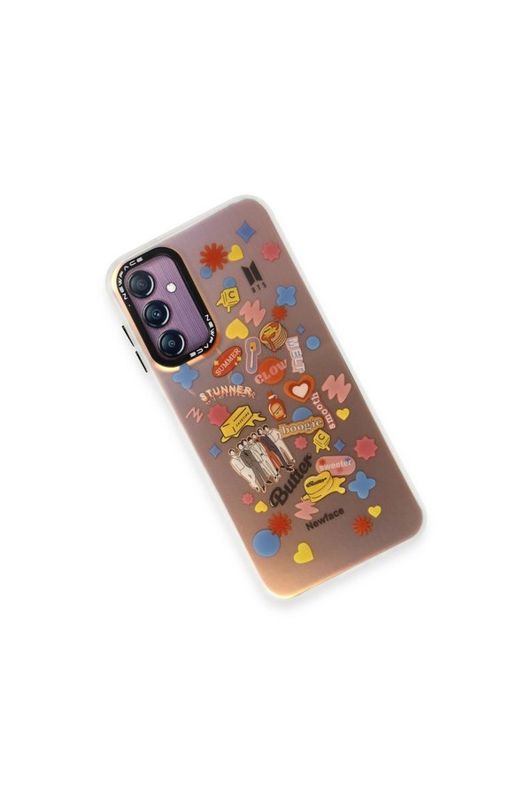 Evimdeyokyok Samsung Galaxy A14 4G Kılıf Estoril Desenli Kapak - Estoril - 16