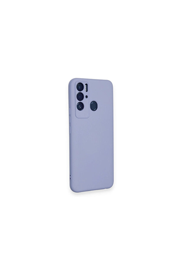 Evi̇mdeyokyok Tecno Pova Neo Kılıf Nano İçi̇ Kadi̇fe Si̇li̇kon - Li̇la