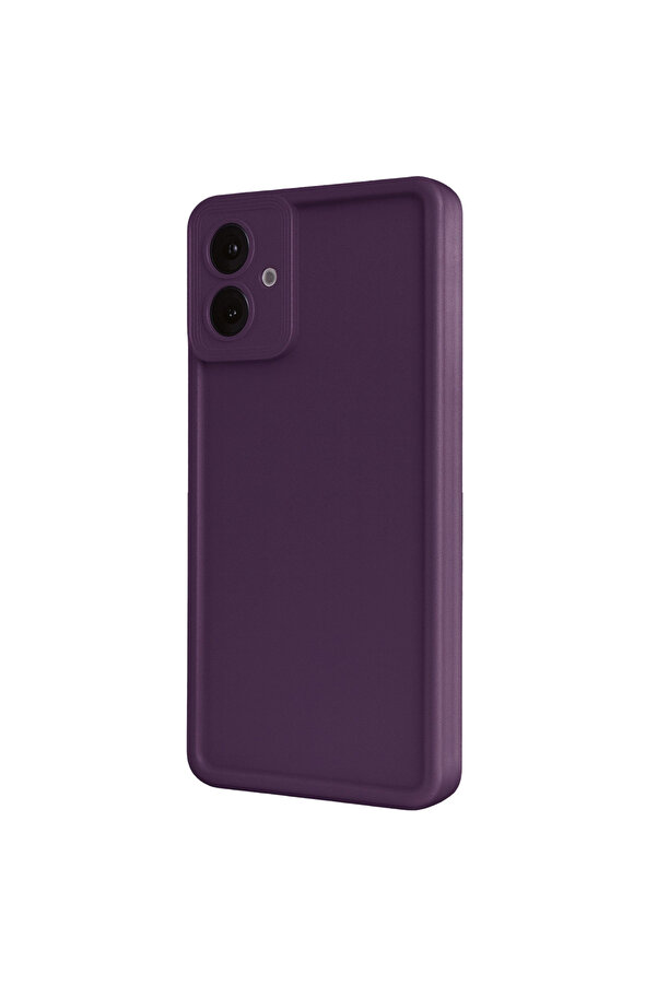 Evi̇mdeyokyok Samsung Galaxy A07 4G Vi̇era Si̇li̇kon - Mürdüm