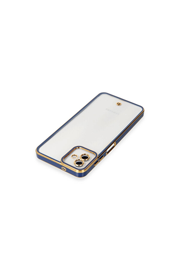 Evi̇mdeyokyok Samsung Galaxy A04 Kılıf Li̇va Lens Si̇li̇kon - Mavi̇
