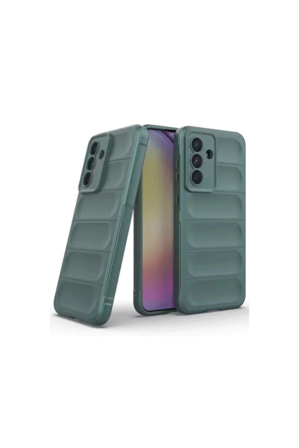 Evi̇mdeyokyok Samsung Galaxy A26 Kılıf Opti̇mum Si̇li̇kon - Koyu Yeşi̇l