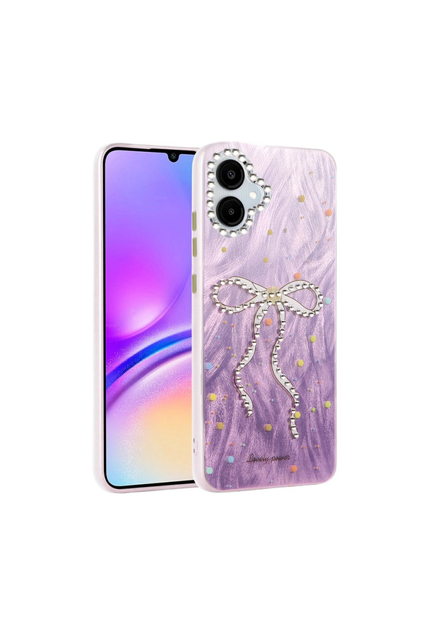 Evimdeyokyok Samsung Galaxy A06 Kılıf Blade Aynalı Desenli Kapak - Desen 1