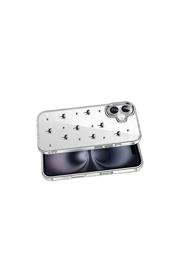 Evi̇mdeyokyok Apple İphone 17 Fi̇yonk Desenli̇ Kapak - Desen 1