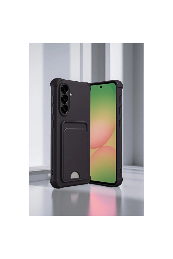 Evi̇mdeyokyok Samsung Galaxy A56 Kılıf Kelvi̇n Kartvi̇zi̇tli̇ Si̇li̇kon - Laci̇vert